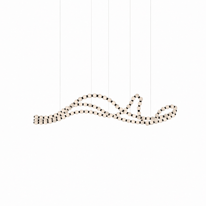 Elegant Pearl Ball Chandelier Necklace - Adjustable Length, Durable De