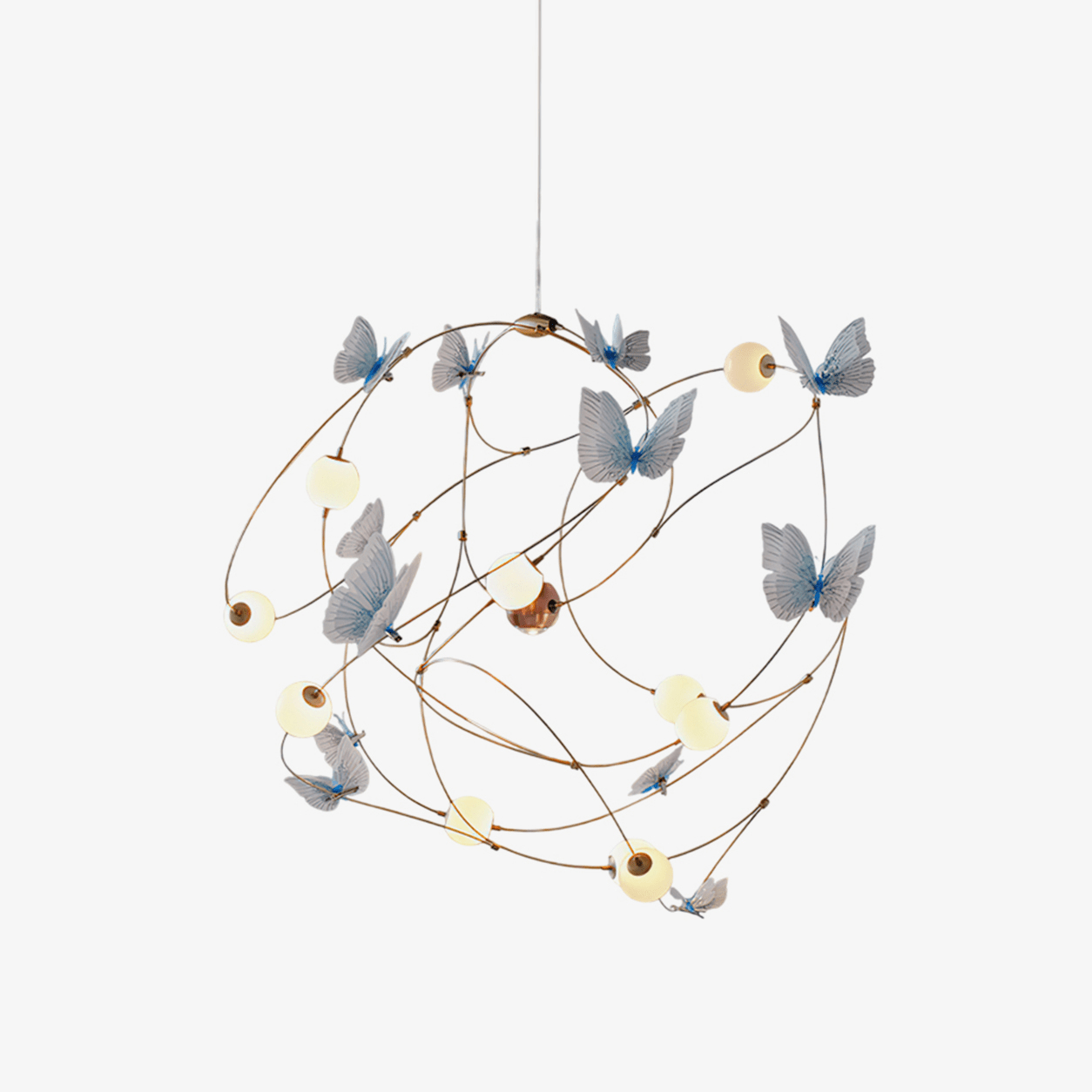 Flutter Orbit Butterfly Chandelier - Elegant Design, Adjustable Bright