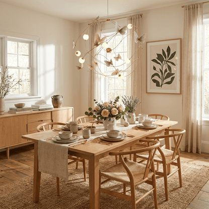 Flutter Orbit Butterfly Chandelier - Elegant Design, Adjustable Bright