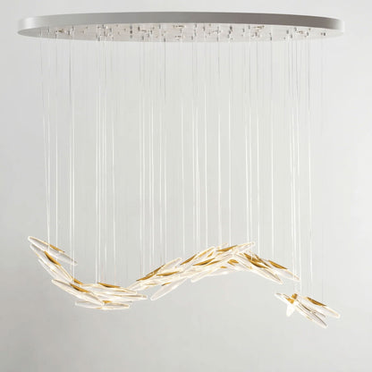 Elegant Moonlight Whispers Chandelier with Adjustable Brightness & Cry