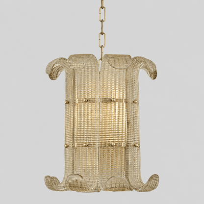 Elegant Small Chandelier with Adjustable Height & Energy-Efficient LED