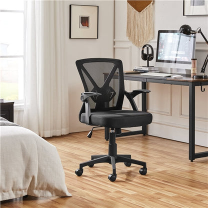 Computer Mesh Chair with Flip-up Arms Adjustable Height Position 6