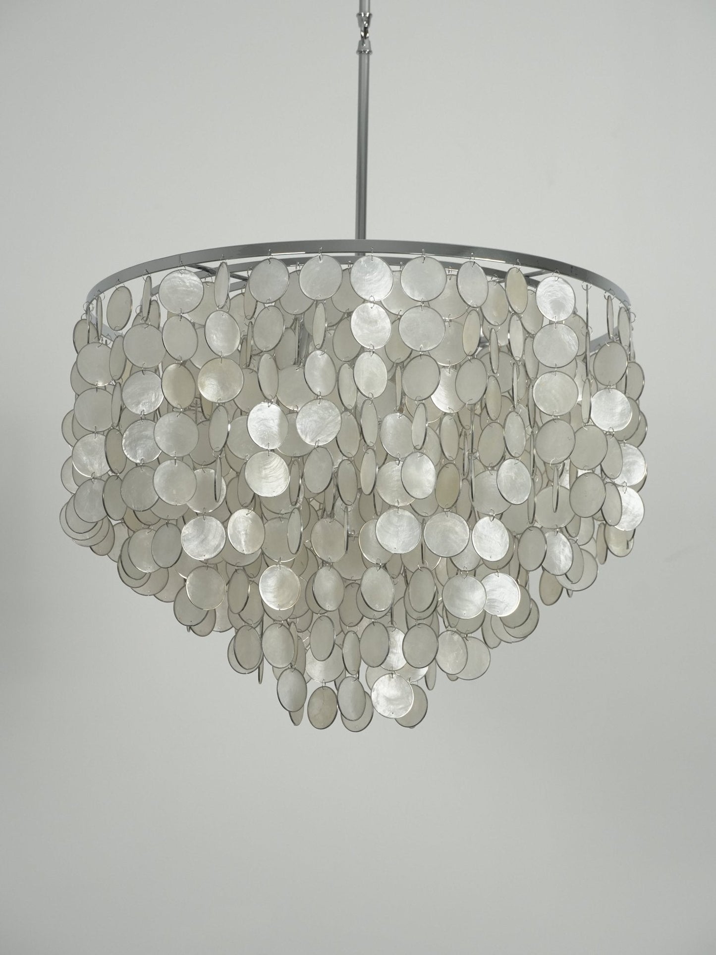 Oceana Shell Chandelier - Elegant Lighting with Adjustable Brightness