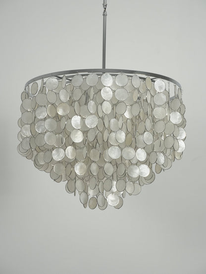 Oceana Shell Chandelier - Elegant Lighting with Adjustable Brightness