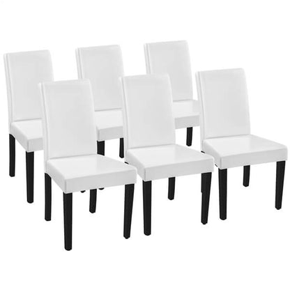 Dining Chairs Set of 6 Faux Leather Position 2