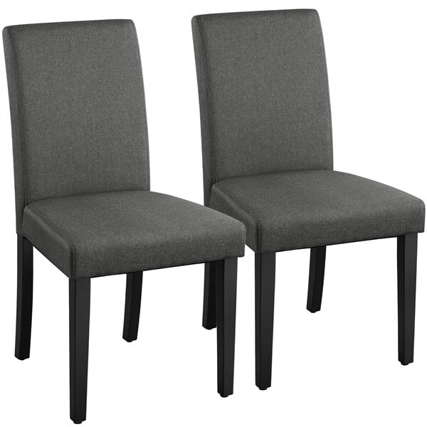 Dining Chairs Set of 6 Fabric Upholstered Parson Position 2