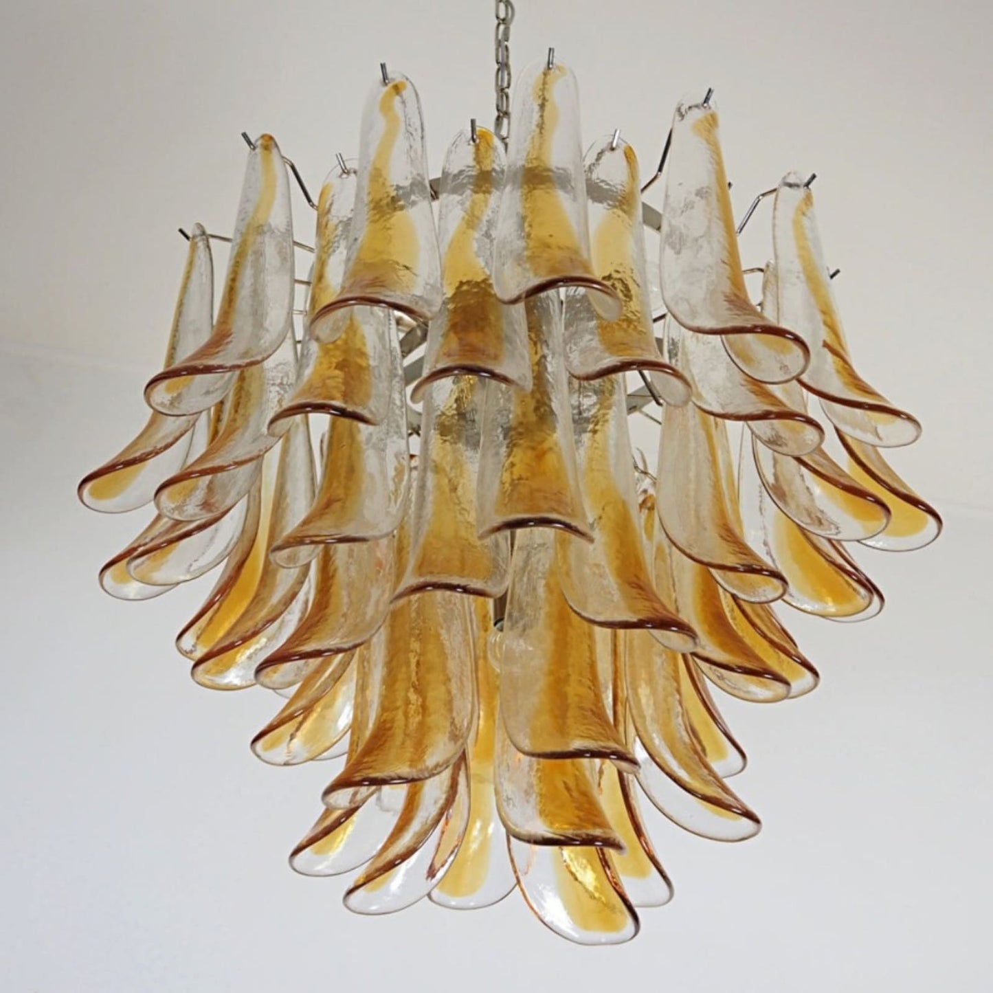 Xiravo Glass Chandelier - Elegant Design with Adjustable Height & LED