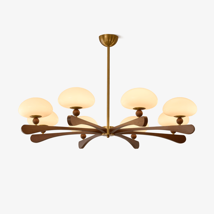 Evander Ray Chandelier - Elegant Lighting Fixture with Adjustable Heig