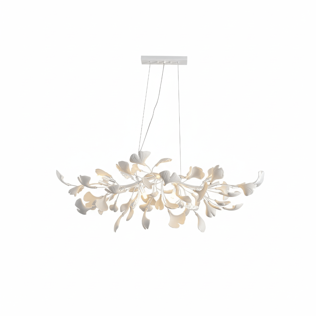 Gingko Cascade Chandelier - Modern LED Lighting with Adjustable Bright