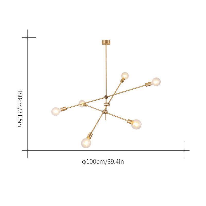 Adjustable Mobile Pendant Light with Dimmable LED and Modern Design