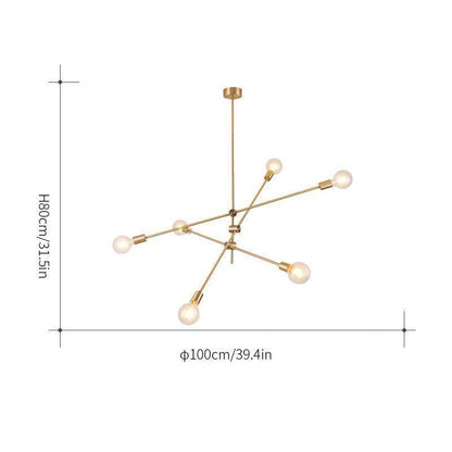 Adjustable Mobile Pendant Light with Dimmable LED and Modern Design