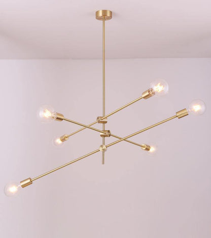 Adjustable Mobile Pendant Light with Dimmable LED and Modern Design