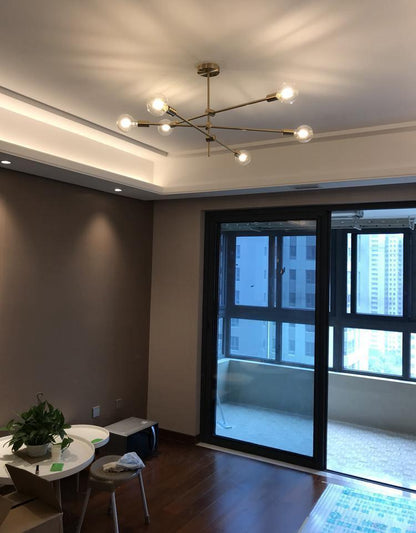 Adjustable Mobile Pendant Light with Dimmable LED and Modern Design