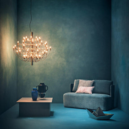 Elegant Tiered Branch Chandelier - Adjustable Height, LED Compatible