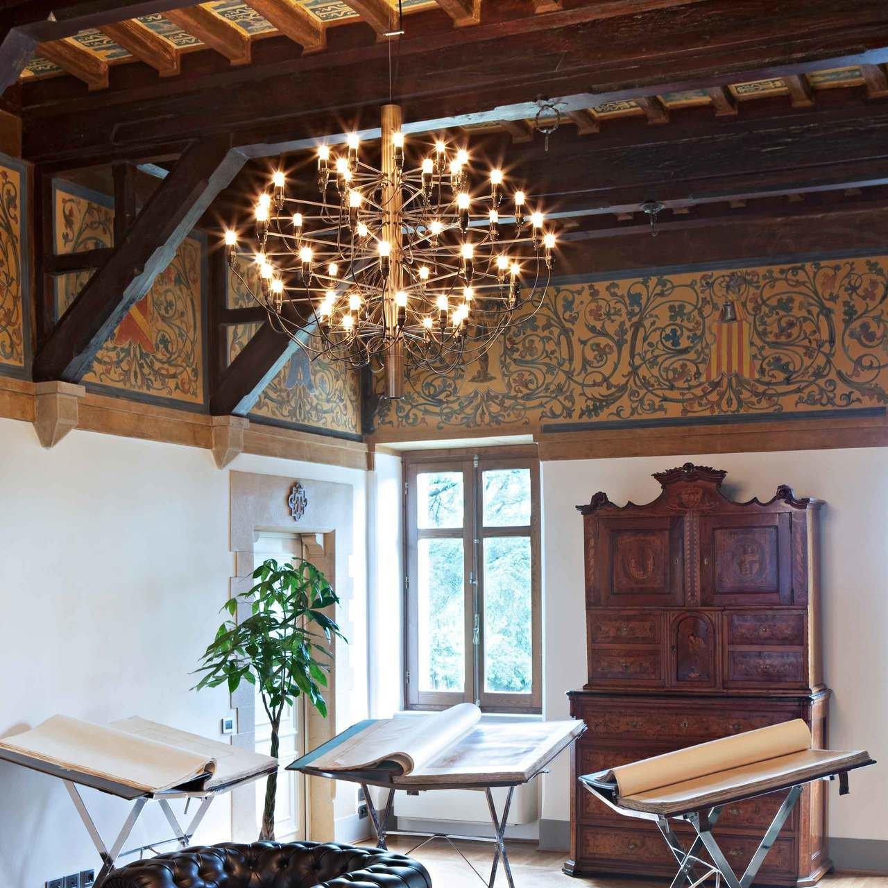Elegant Tiered Branch Chandelier - Adjustable Height, LED Compatible