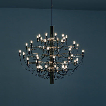Elegant Tiered Branch Chandelier - Adjustable Height, LED Compatible
