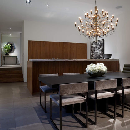 Elegant Tiered Branch Chandelier - Adjustable Height, LED Compatible