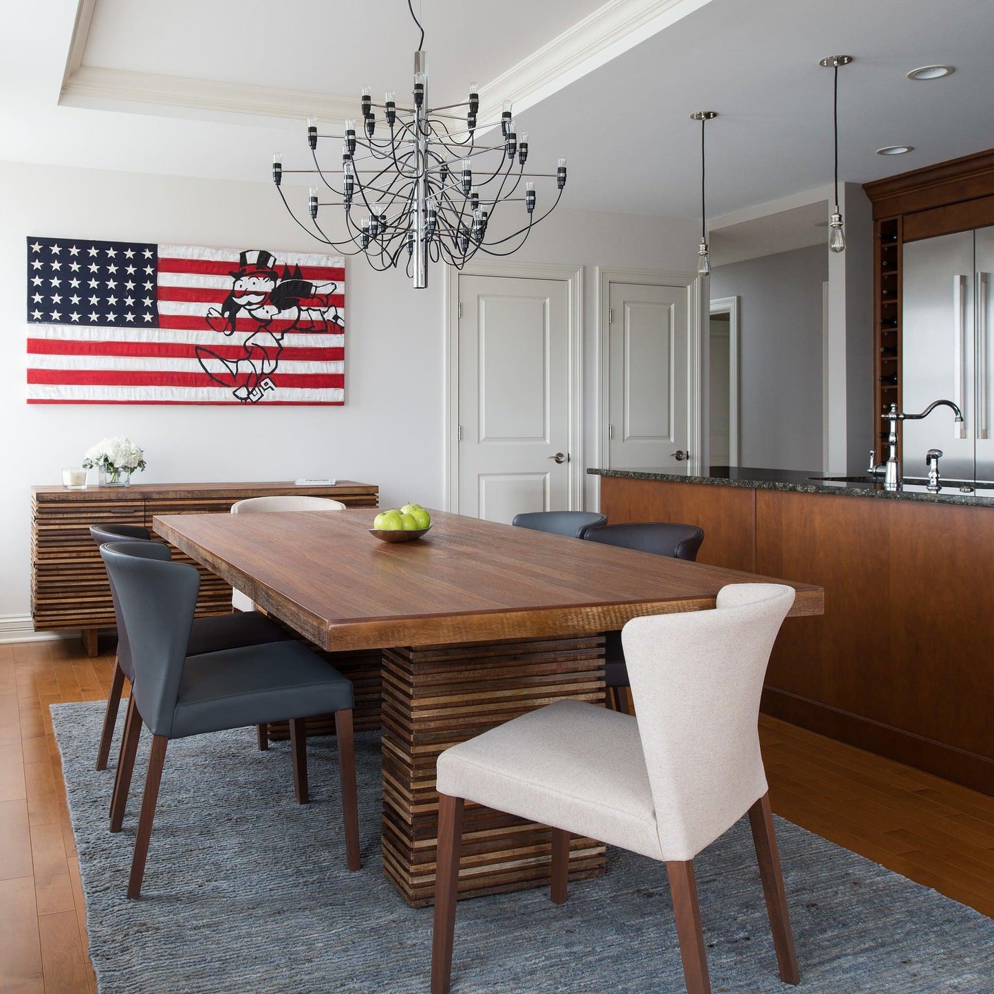 Elegant Tiered Branch Chandelier - Adjustable Height, LED Compatible