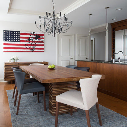 Elegant Tiered Branch Chandelier - Adjustable Height, LED Compatible