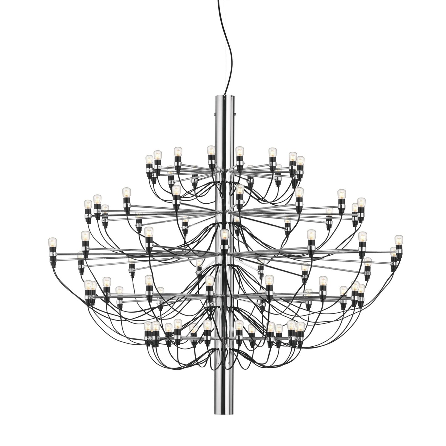 Elegant Tiered Branch Chandelier - Adjustable Height, LED Compatible