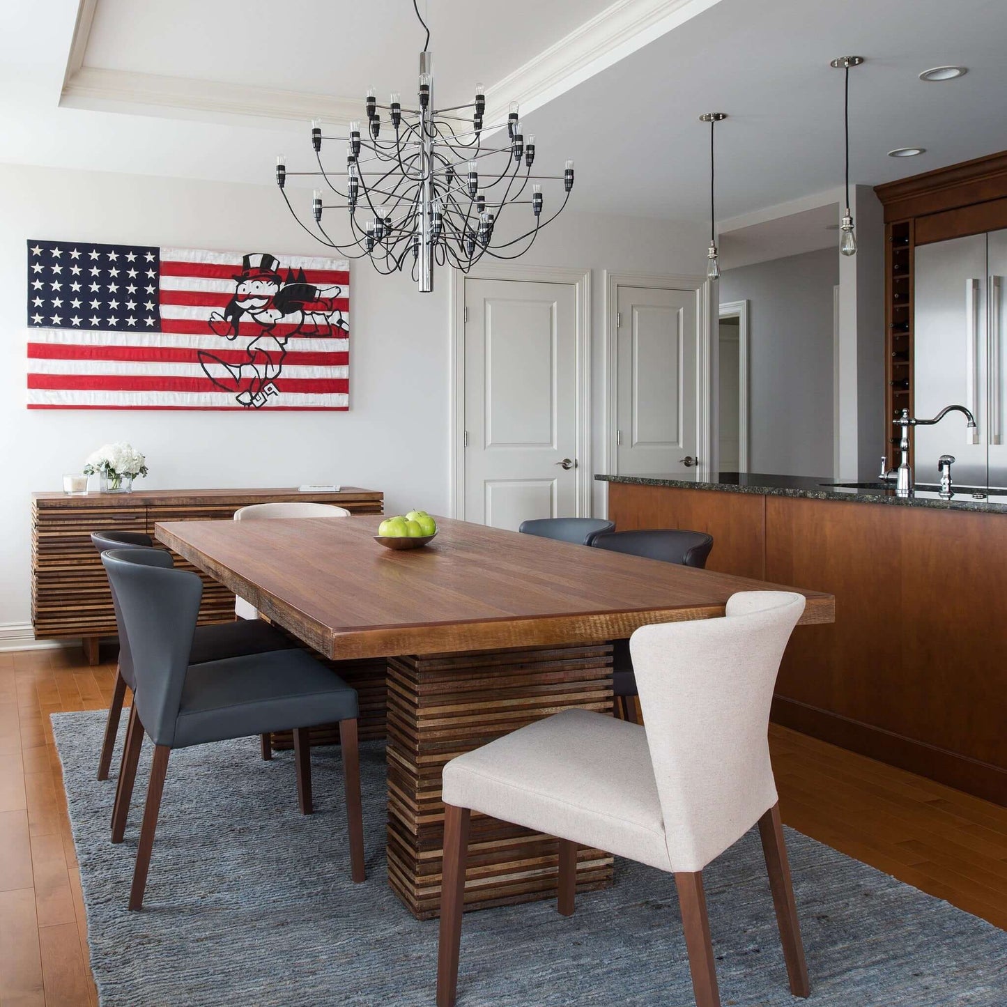 Elegant Tiered Branch Chandelier - Adjustable Height, LED Compatible