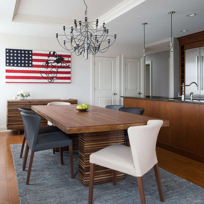 Elegant Tiered Branch Chandelier - Adjustable Height, LED Compatible