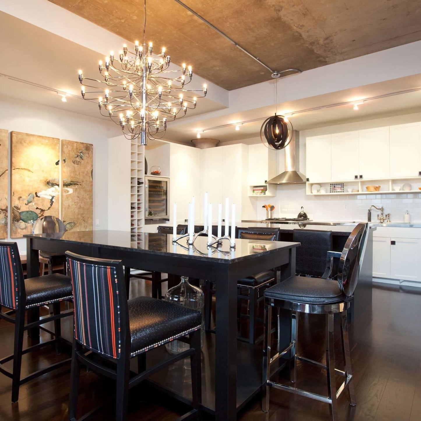 Elegant Tiered Branch Chandelier - Adjustable Height, LED Compatible
