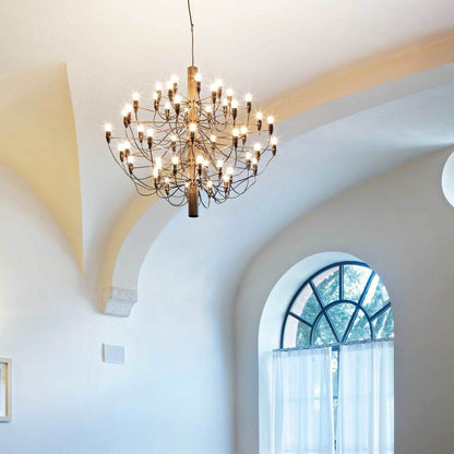 Elegant Tiered Branch Chandelier - Adjustable Height, LED Compatible