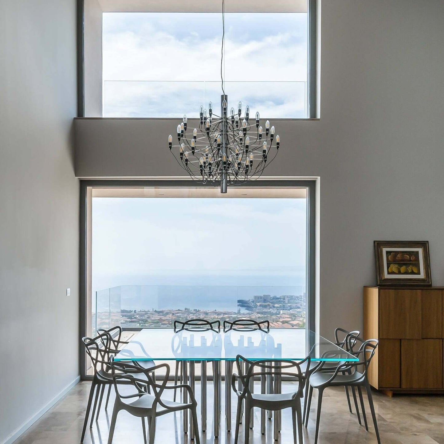 Elegant Tiered Branch Chandelier - Adjustable Height, LED Compatible