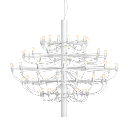 Elegant Tiered Branch Chandelier - Adjustable Height, LED Compatible