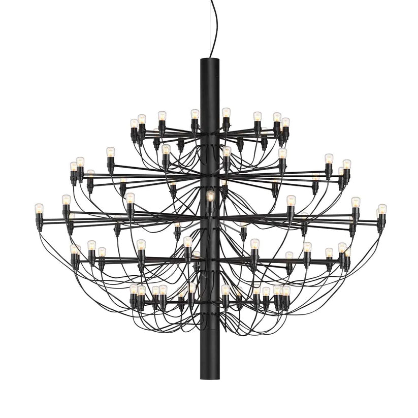 Elegant Tiered Branch Chandelier - Adjustable Height, LED Compatible