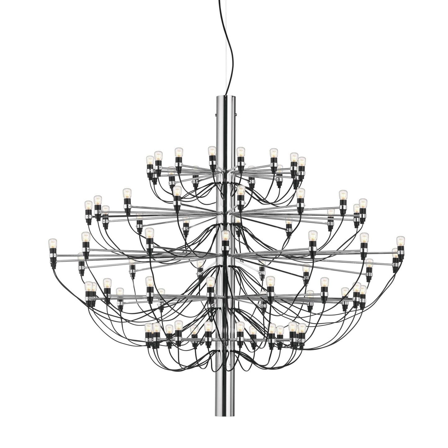 Elegant Tiered Branch Chandelier - Adjustable Height, LED Compatible