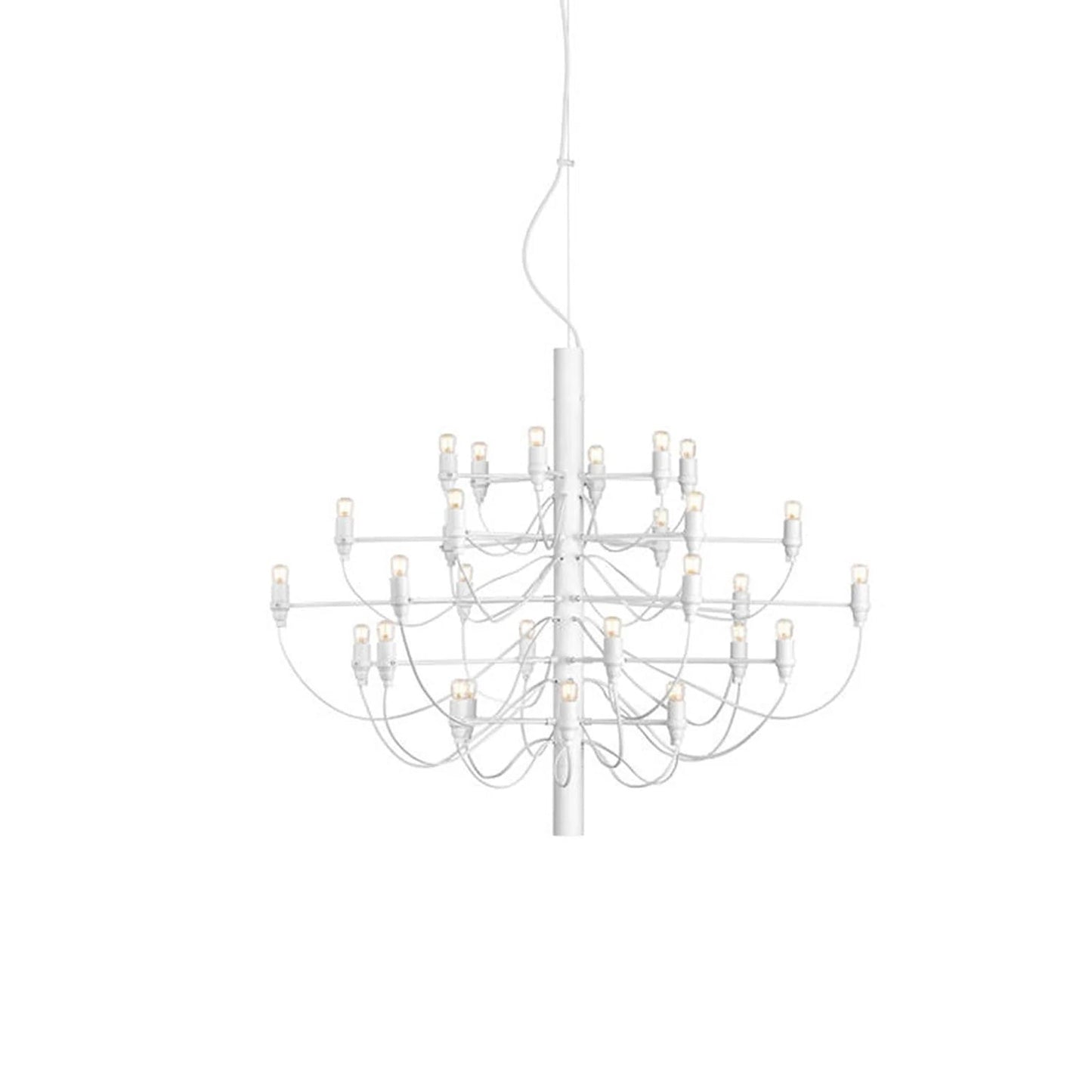 Elegant Tiered Branch Chandelier - Adjustable Height, LED Compatible