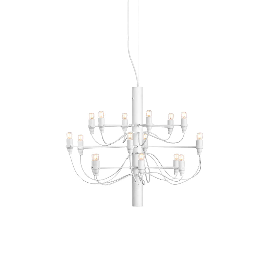 Elegant Tiered Branch Chandelier - Adjustable Height, LED Compatible