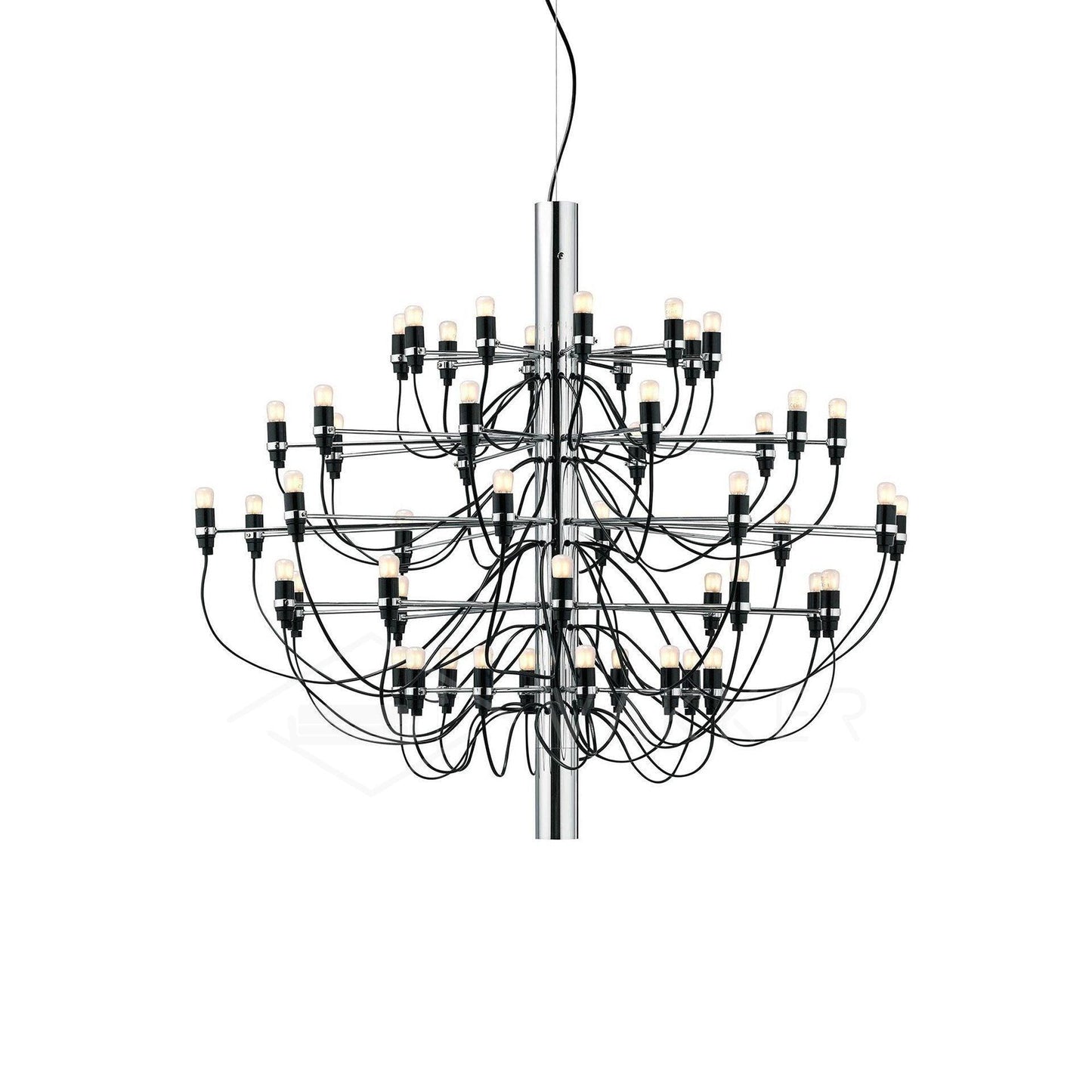 Elegant Tiered Branch Chandelier - Adjustable Height, LED Compatible