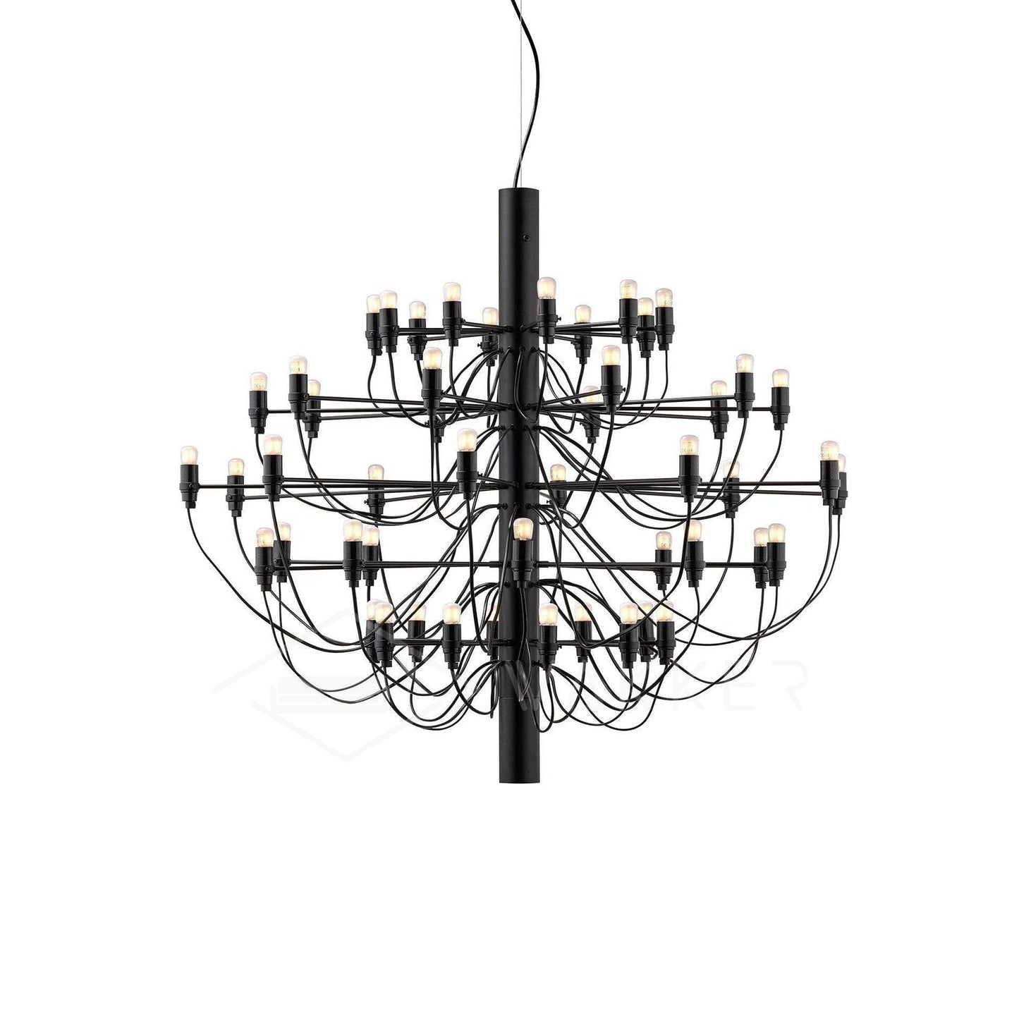 Elegant Tiered Branch Chandelier - Adjustable Height, LED Compatible
