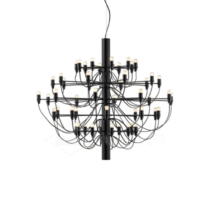 Elegant Tiered Branch Chandelier - Adjustable Height, LED Compatible