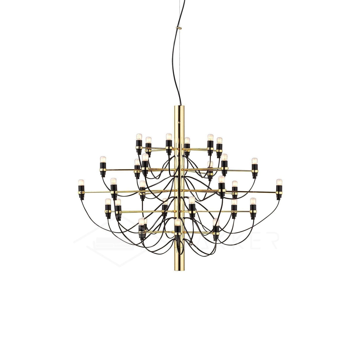 Elegant Tiered Branch Chandelier - Adjustable Height, LED Compatible