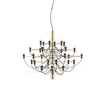 Elegant Tiered Branch Chandelier - Adjustable Height, LED Compatible