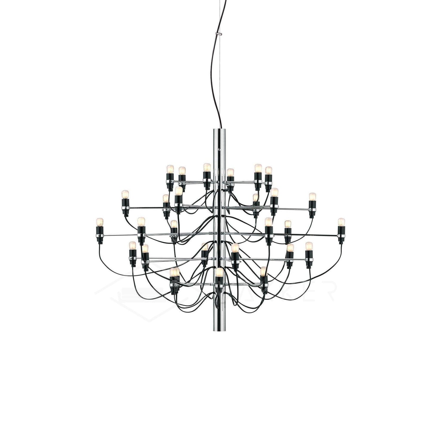 Elegant Tiered Branch Chandelier - Adjustable Height, LED Compatible