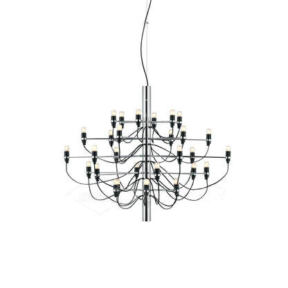Elegant Tiered Branch Chandelier - Adjustable Height, LED Compatible