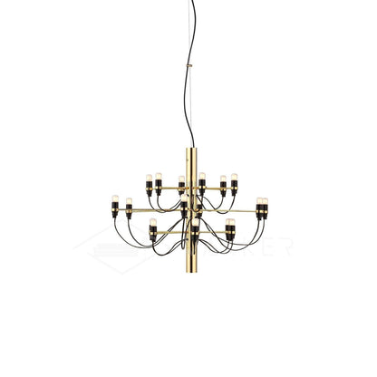 Elegant Tiered Branch Chandelier - Adjustable Height, LED Compatible