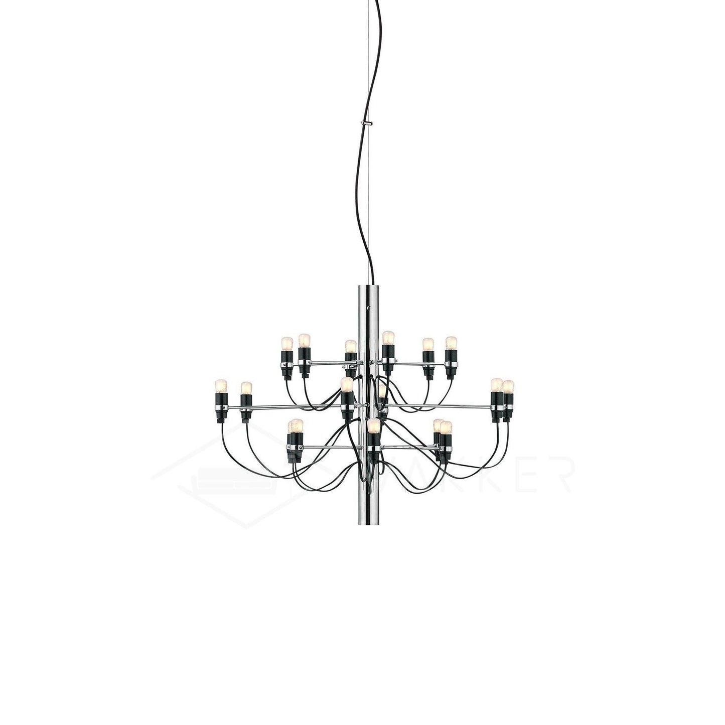 Elegant Tiered Branch Chandelier - Adjustable Height, LED Compatible