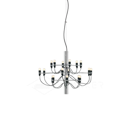 Elegant Tiered Branch Chandelier - Adjustable Height, LED Compatible