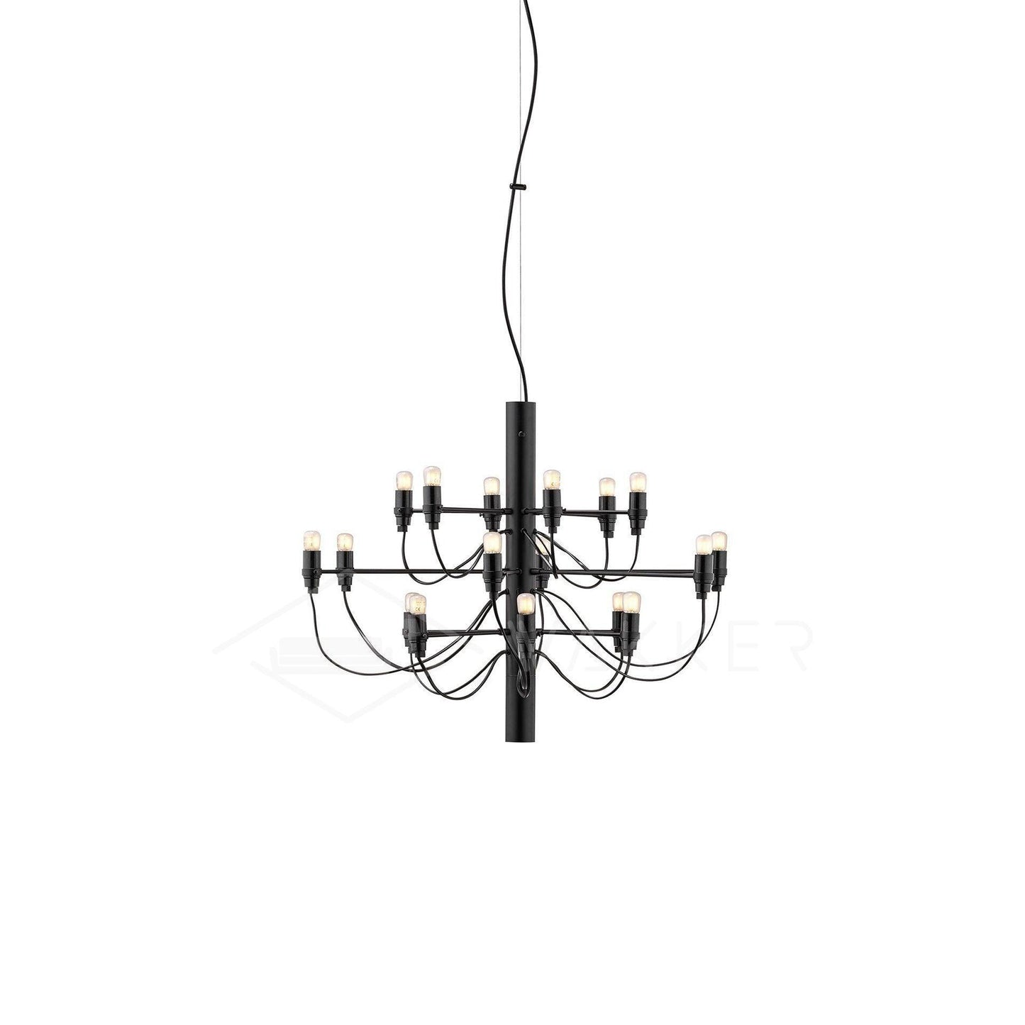 Elegant Tiered Branch Chandelier - Adjustable Height, LED Compatible