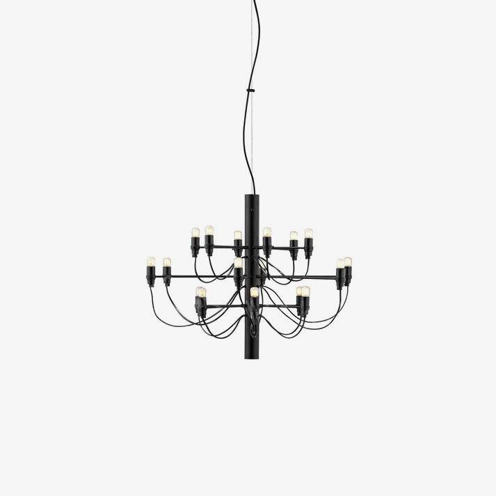 Elegant Tiered Branch Chandelier - Adjustable Height, LED Compatible