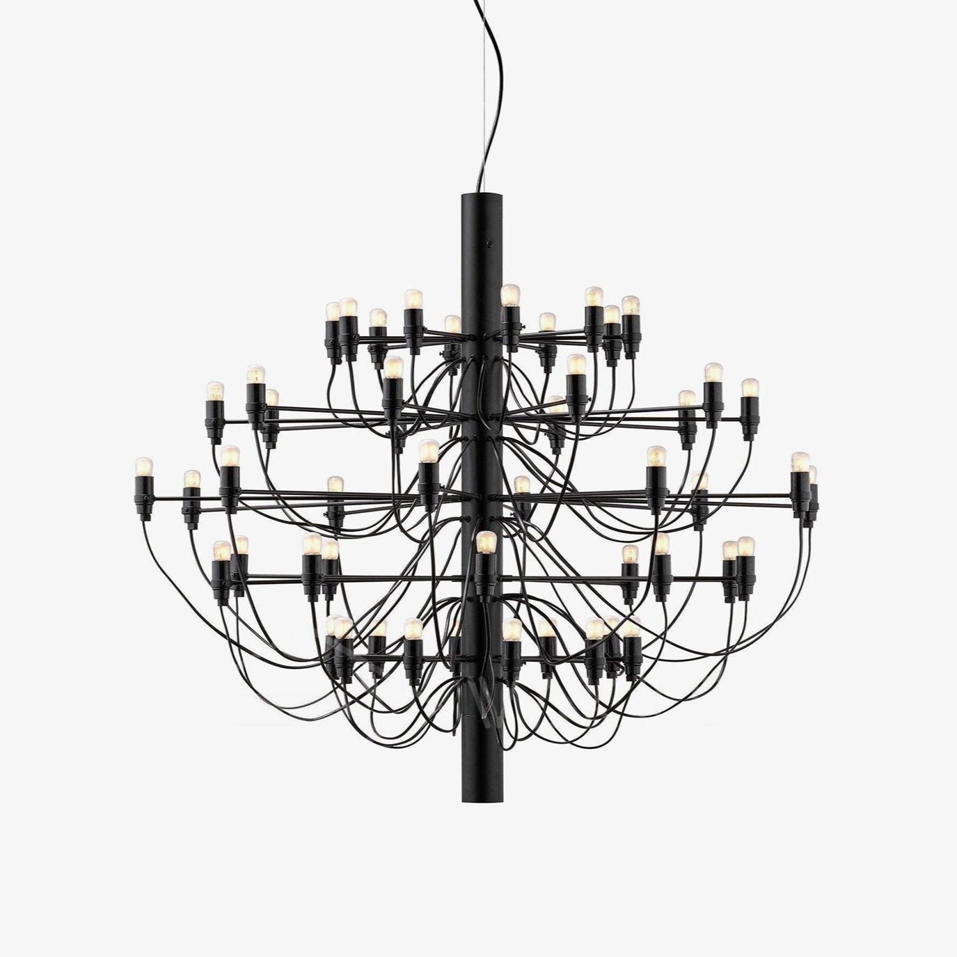 Elegant Tiered Branch Chandelier - Adjustable Height, LED Compatible