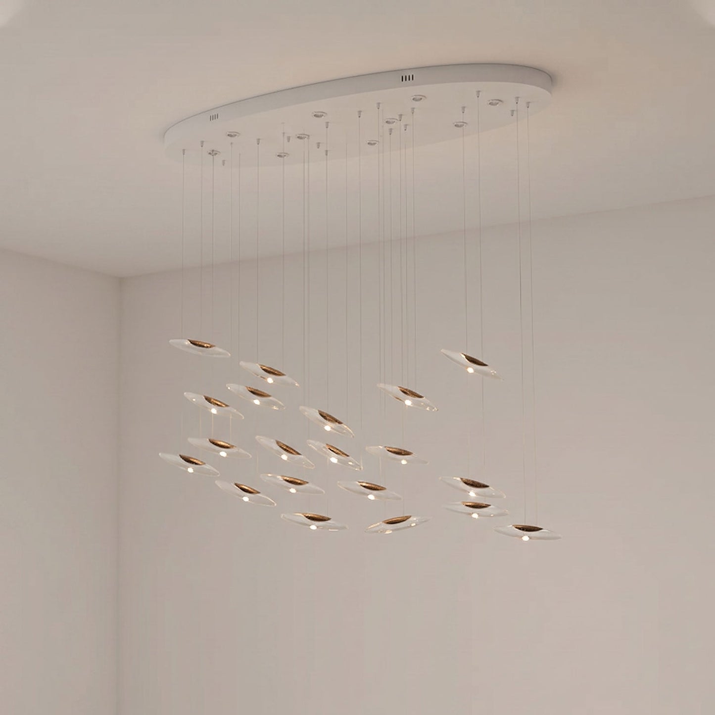 Elegant Moonlight Whispers Chandelier with Adjustable Brightness & Cry