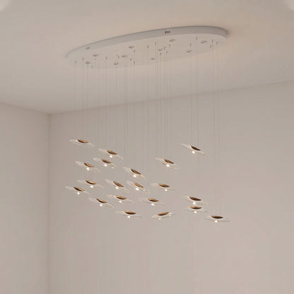 Elegant Moonlight Whispers Chandelier with Adjustable Brightness & Cry