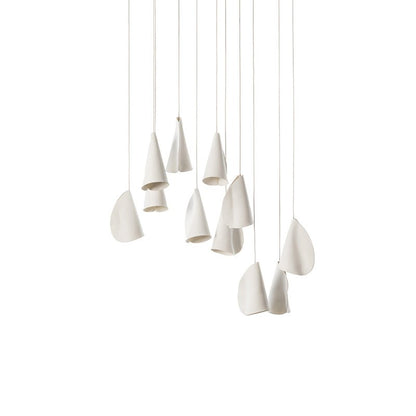 Sonora Ceramics Chandelier - Elegant Design with Adjustable Height & L